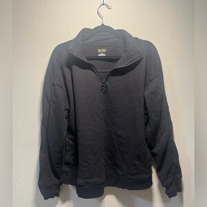 Black Tek Gear Quarter Zip Sweatshirt